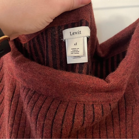 XL Wool/Cashmere Lewit A-line skirt - Picture 3 of 4